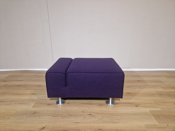 Image 1 of Design on Stock Blizz Fauteuil Hocker Wolstof Paars