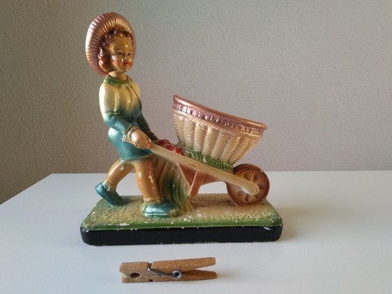 Image 1 of Arnova Art Deco Vintage Gipsen Beeld
