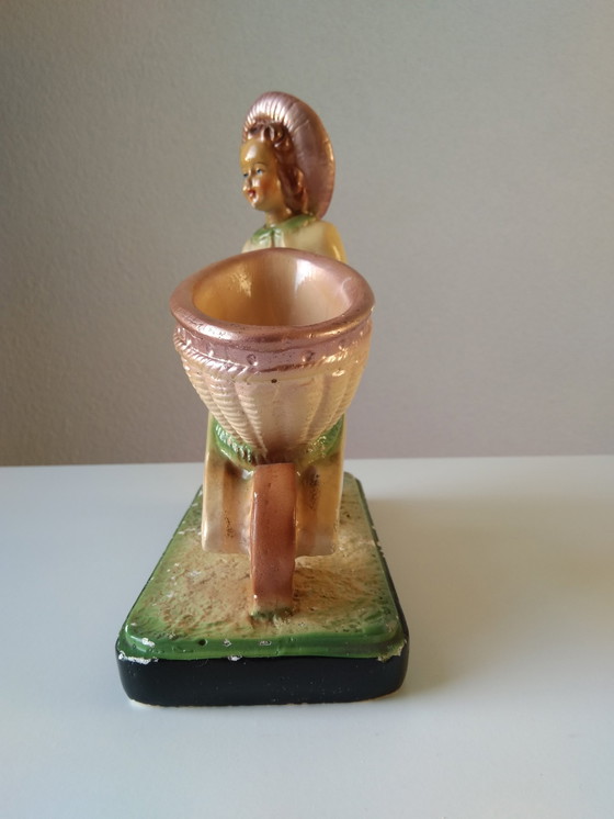 Image 1 of Arnova Art Deco Vintage Gipsen Beeld