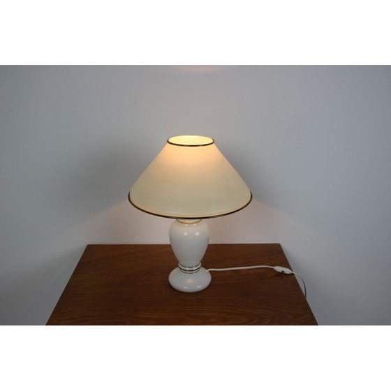 Image 1 of Glazen tafellamp uit Mid Century, 1970