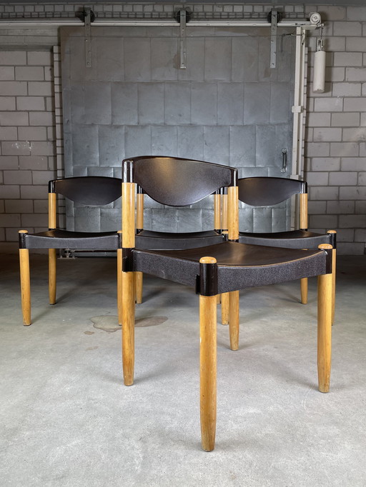 6x Casala Strax chairs by Hartmut Lohmeyer