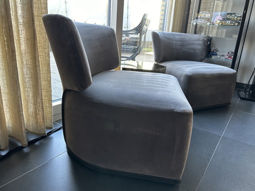 Maxalto Amoenus Soft By Antonio Citterio Fauteuils 2 Stuks