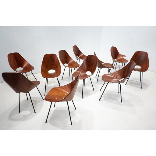 Vintage "Medea" eetkamerstoel door Vittorio Nobili, Italië 1955