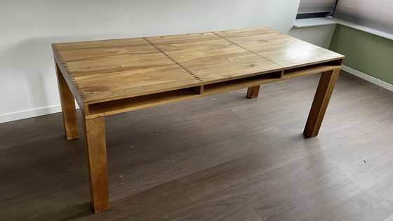 Image 1 of Pilat & Pilat design eettafel Meint walnoot naturel geolied - designer Gjalt Pilat