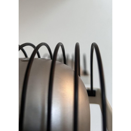 Paar vintage Sintesi verstelbare wandlampen in gelakt metaal en aluminium van Gismonti voor Artemide, Italië 1975