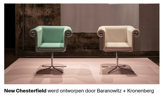 Image 1 of 2x Baranowitz + Kronenberg Nieuwe Chesterfield Stoel