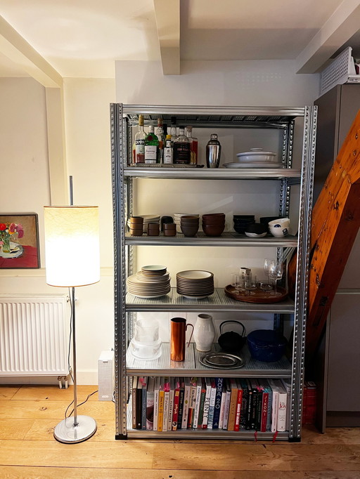 Italian Industrial Modular Shelving Unit 