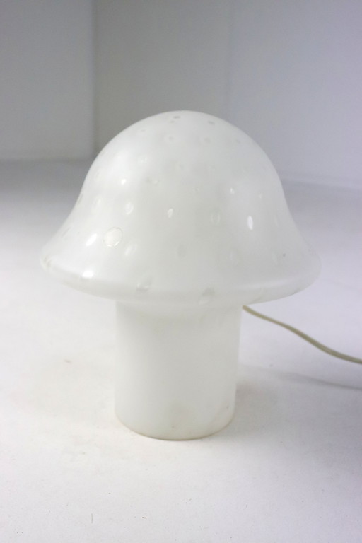 Peill & Putzler Mushroom Glazen Lamp Vintage