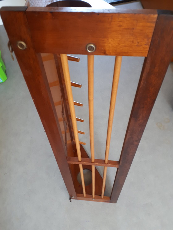 Image 1 of 60's vintage kapstok deense teakhouten wandkapstok