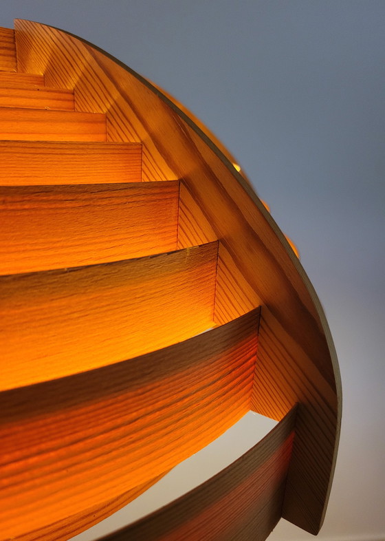 Image 1 of Vintage Hanglamp Van Hans Agne Jokobsson In Plywood