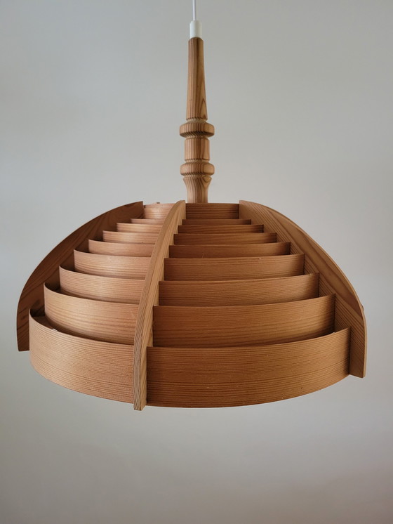 Image 1 of Vintage Hanglamp Van Hans Agne Jokobsson In Plywood