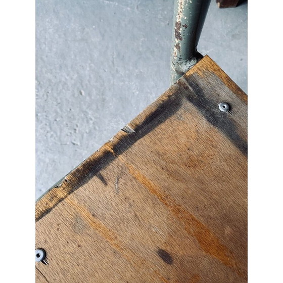 Image 1 of Paar vintage stapelstoelen van René Herbst voor Mobilor, 1950