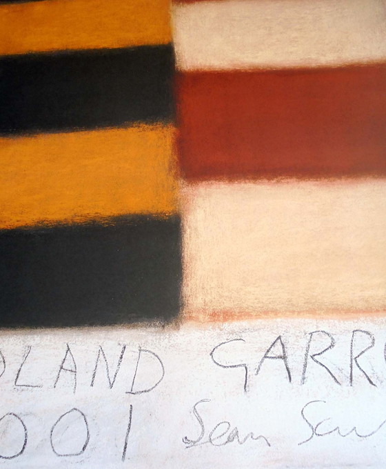 Image 1 of Sean Scully - Original Affiche Roland Garros 2001 - Galerie Lelong, Paris