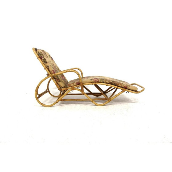 Image 1 of Vintage rotan loungestoel, Zweden 1960