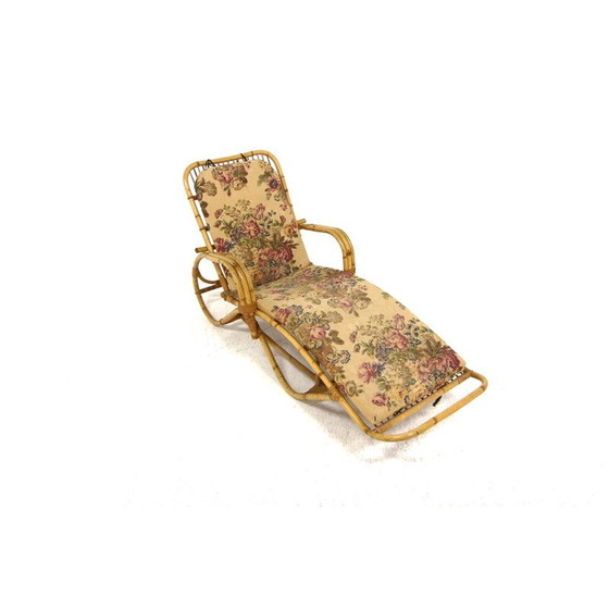 Image 1 of Vintage rotan loungestoel, Zweden 1960