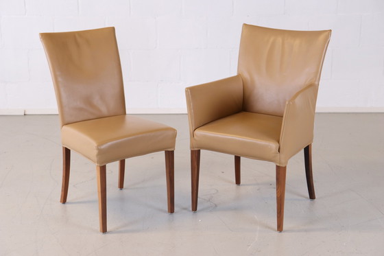 Image 1 of 6x Bert Plantagie Jeanette eetkamerstoelen