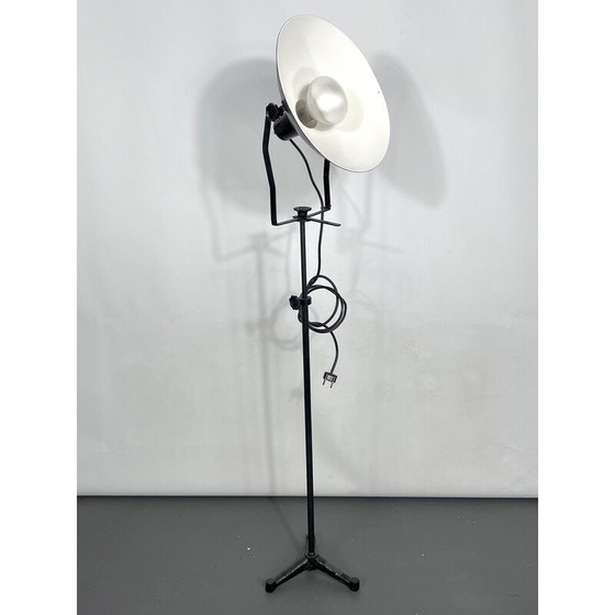 Image 1 of Mid-eeuwse metalen studio fotograaf lamp, Italië jaren 1940