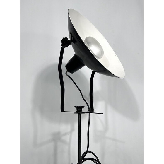 Image 1 of Mid-eeuwse metalen studio fotograaf lamp, Italië jaren 1940