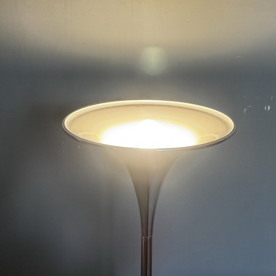 Image 1 of Dubbele Trompetlamp Chroom Space Age Stijl