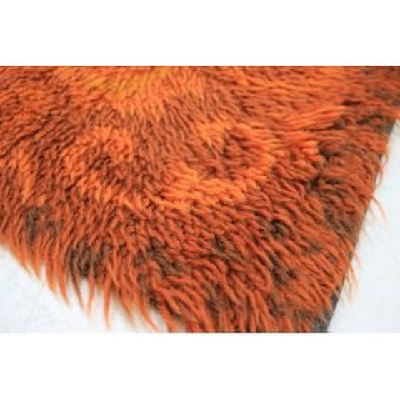 Image 1 of Vintage wollen vloerkleed Deens 1970