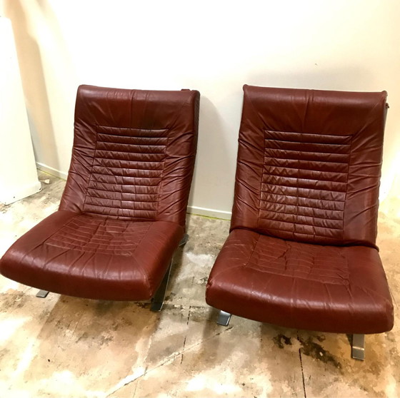 Image 1 of Italiaanse design stoelen jaren 70