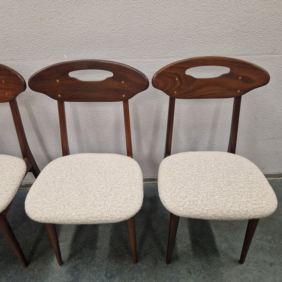 Image 1 of Set Van 4 Vintage Stoelen Deense Stoelen