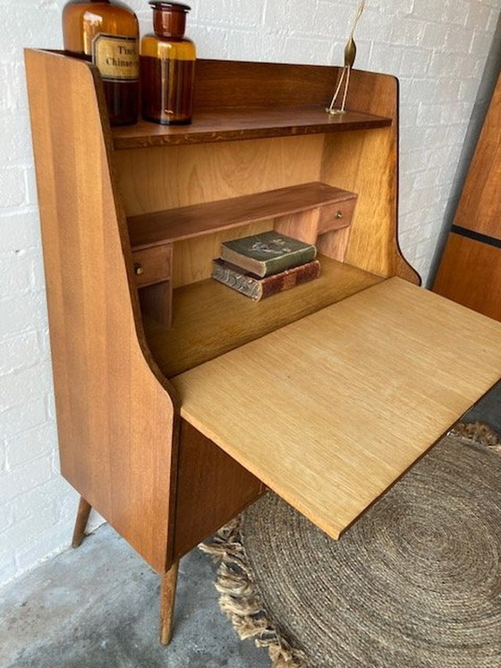 Image 1 of Vintage Mid-Century Secretaire