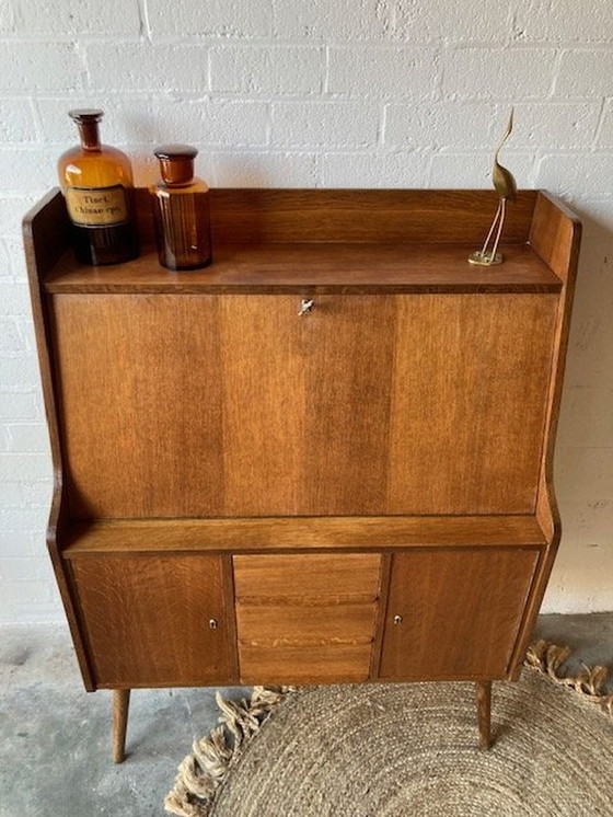 Image 1 of Vintage Mid-Century Secretaire