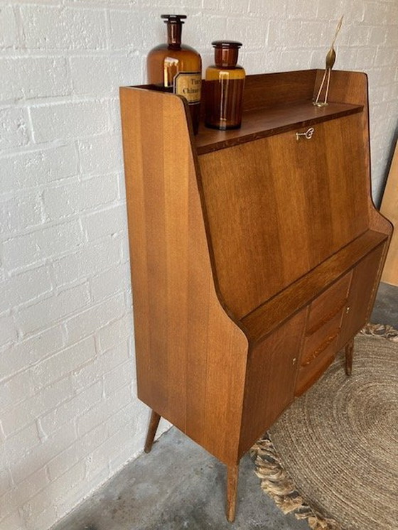 Image 1 of Vintage Mid-Century Secretaire