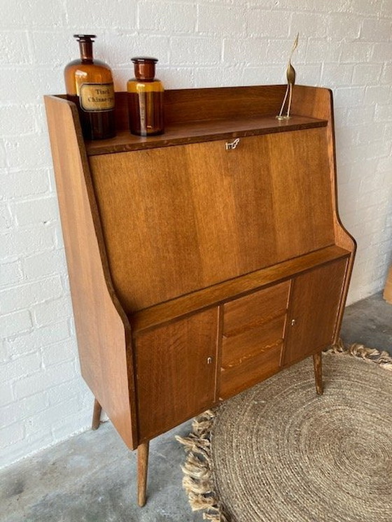 Image 1 of Vintage Mid-Century Secretaire