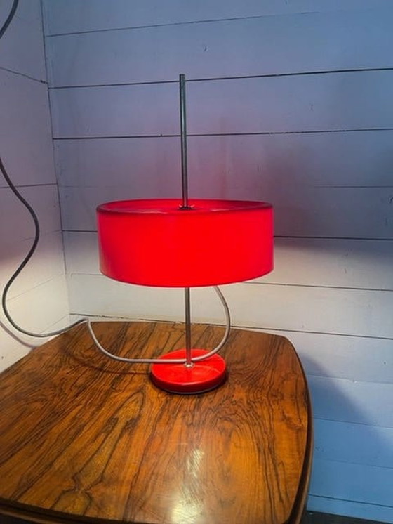 Image 1 of Vintage bureaulamp rood EFC