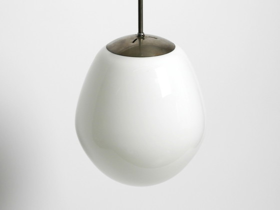 Image 1 of Originele Mid Century Modernistische XL Wagenfeld glazen hanglamp