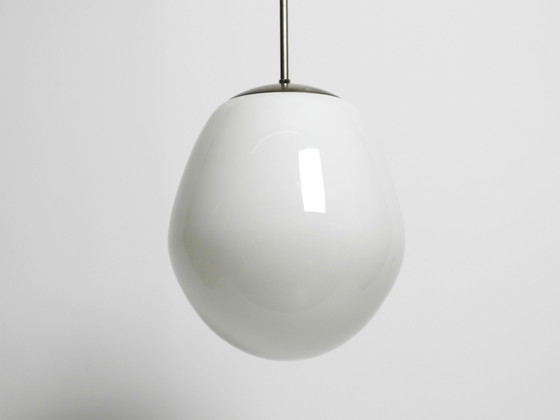 Image 1 of Originele Mid Century Modernistische XL Wagenfeld glazen hanglamp