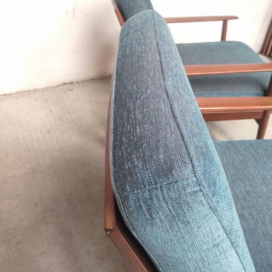 Image 1 of Paar vintage Scandinavische fauteuils van Wilhelm Knoll, 1960