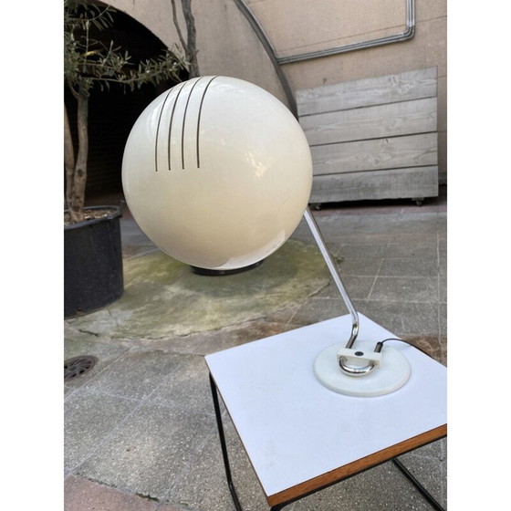 Image 1 of Vintage witte tafellamp van Joe Colombe, 1974