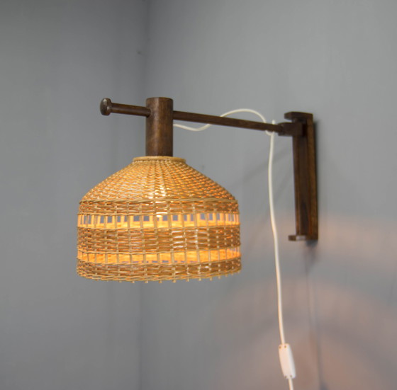 Image 1 of Mid Century Verstelbare Wandlamp, 1960S