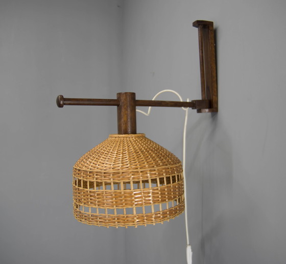 Image 1 of Mid Century Verstelbare Wandlamp, 1960S