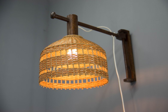 Image 1 of Mid Century Verstelbare Wandlamp, 1960S