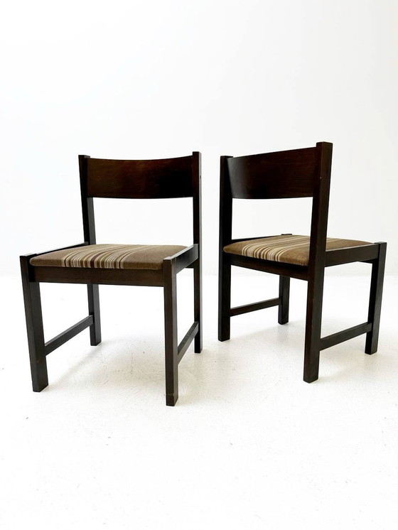 Image 1 of Set van 2 teakhouten stoelen in Deens ontwerp van Farstrup, jaren 1960