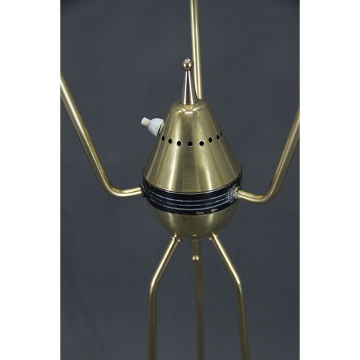 Vintage drie-armige vloerlamp, Italië 1960