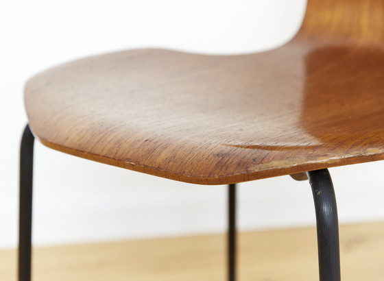 Image 1 of Model 3103 Hammer Stoel Van Arne Jacobsen Voor Fritz Hansen, 1960S, Set Van 4