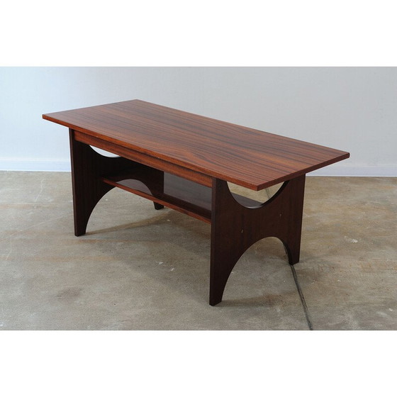 Image 1 of Vintage mahonie salontafel, 1970