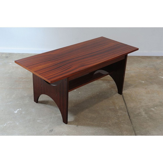 Image 1 of Vintage mahonie salontafel, 1970