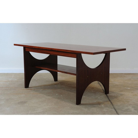 Image 1 of Vintage mahonie salontafel, 1970