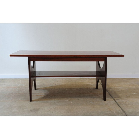 Image 1 of Vintage mahonie salontafel, 1970