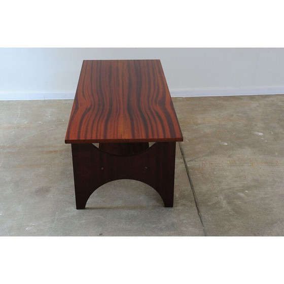 Image 1 of Vintage mahonie salontafel, 1970