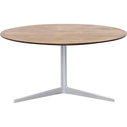 Vintage ronde salontafel van Arne Jacobsen voor Fritz Hansen, 1960