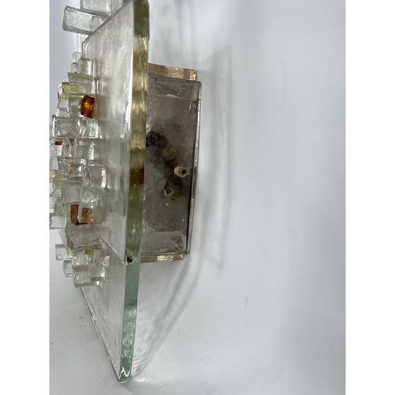 Image 1 of Vintage Murano glazen wandlamp door Albano Poli voor Poliarte, Italië 1970