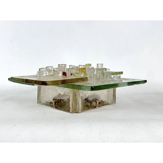 Image 1 of Vintage Murano glazen wandlamp door Albano Poli voor Poliarte, Italië 1970