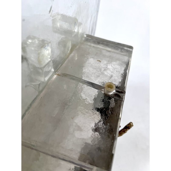 Image 1 of Vintage Murano glazen wandlamp door Albano Poli voor Poliarte, Italië 1970